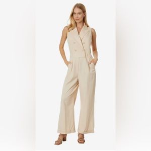 Paige Cream Crop Jumpsuit